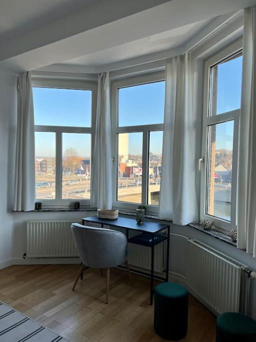 Bellevue - Grand Appartement Pour 5 Sur Les Quais De La Meuse Lüttich Exterior foto